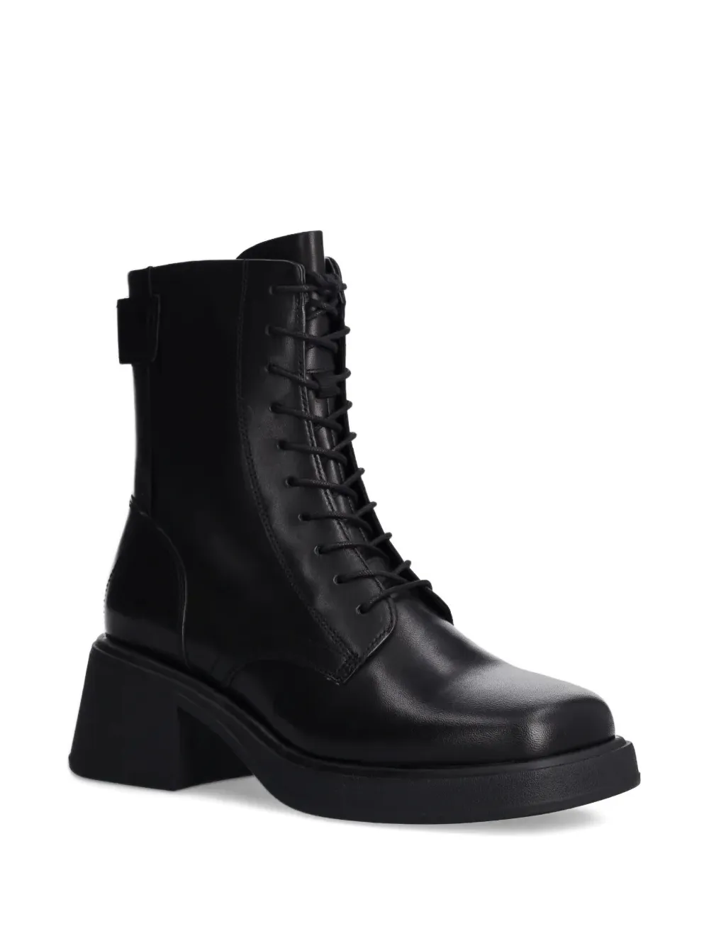 VAGABOND Dorah lace-up block-heel boots Black