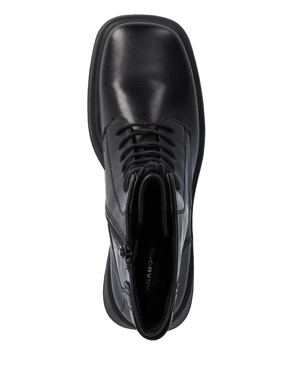 VAGABOND Dorah lace-up block-heel boots Black