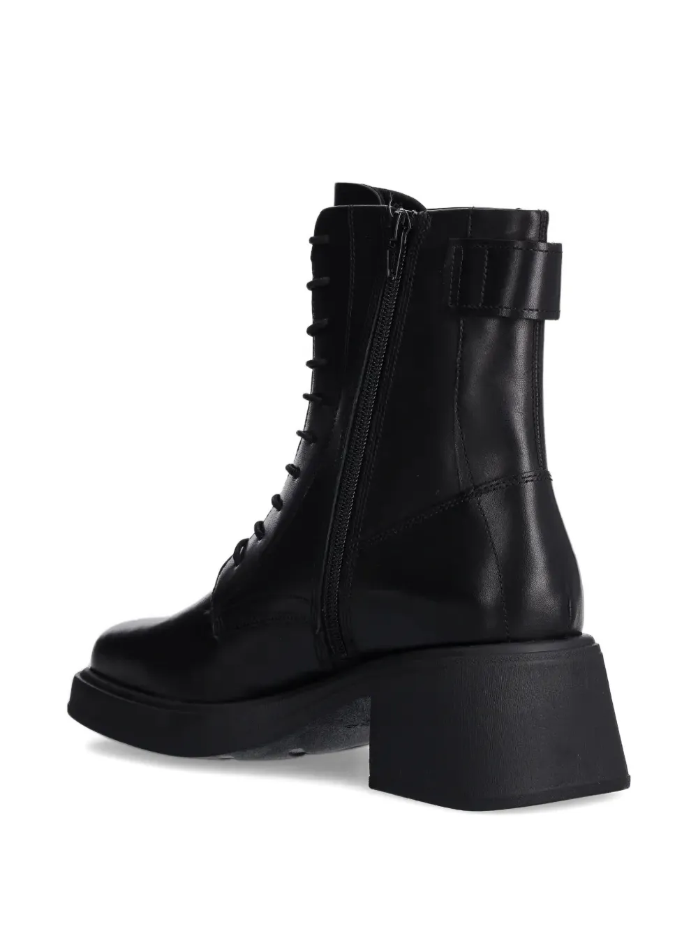 VAGABOND Dorah lace-up block-heel boots Black