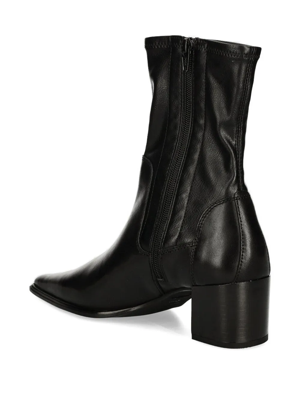 Vagabond 57mm Giselle Pointed-toe Ankle Boots In Black