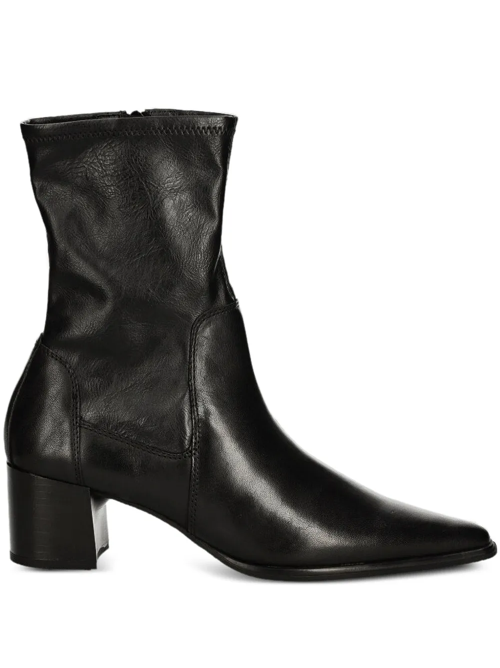 Vagabond 57mm Giselle Pointed-toe Ankle Boots In Black
