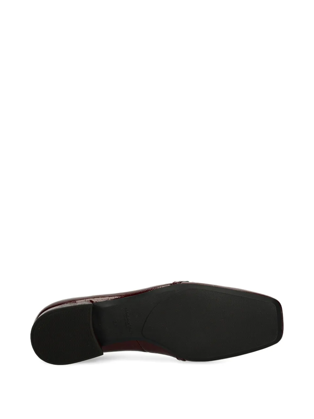 VAGABOND Debbi ballerina's met vierkante neus en gespdetail Rood