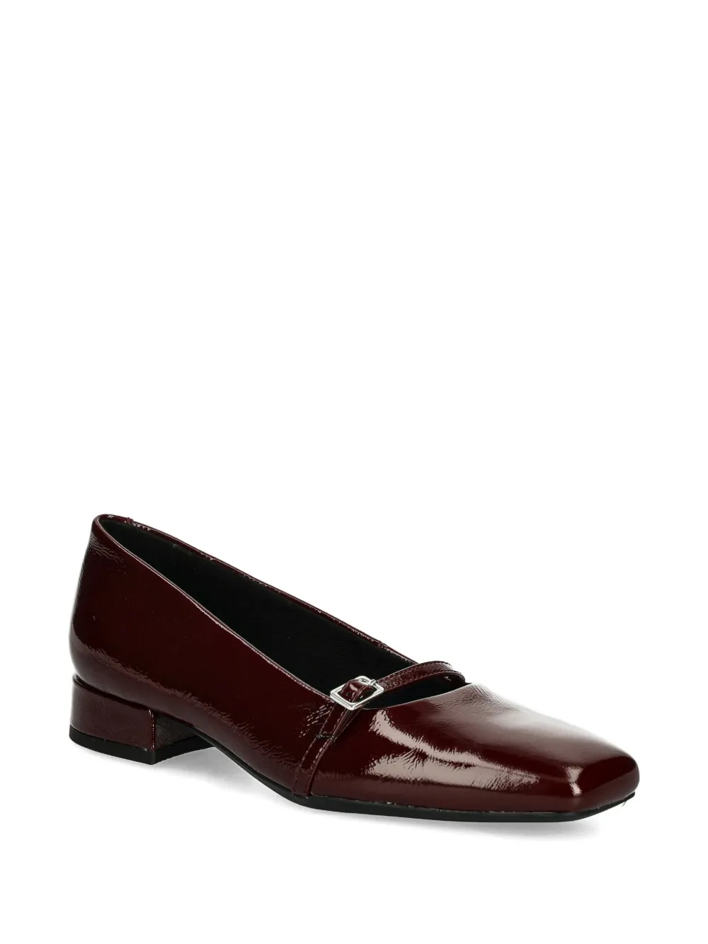 VAGABOND Debbi ballerina's met vierkante neus en gespdetail Rood