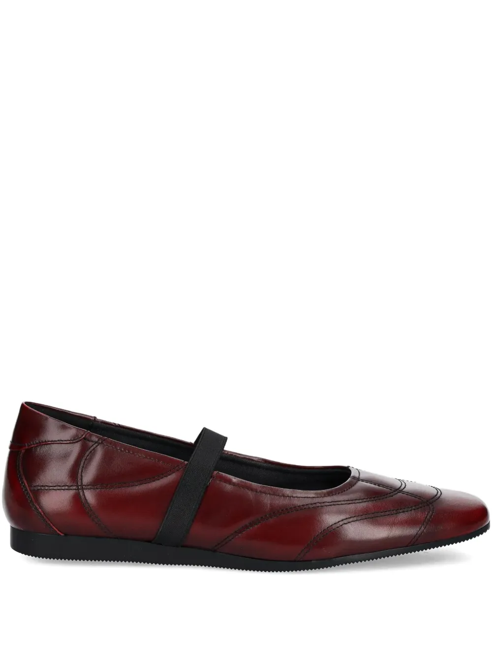 VAGABOND Hillary gewatteerde ballerina's met elastische band Rood