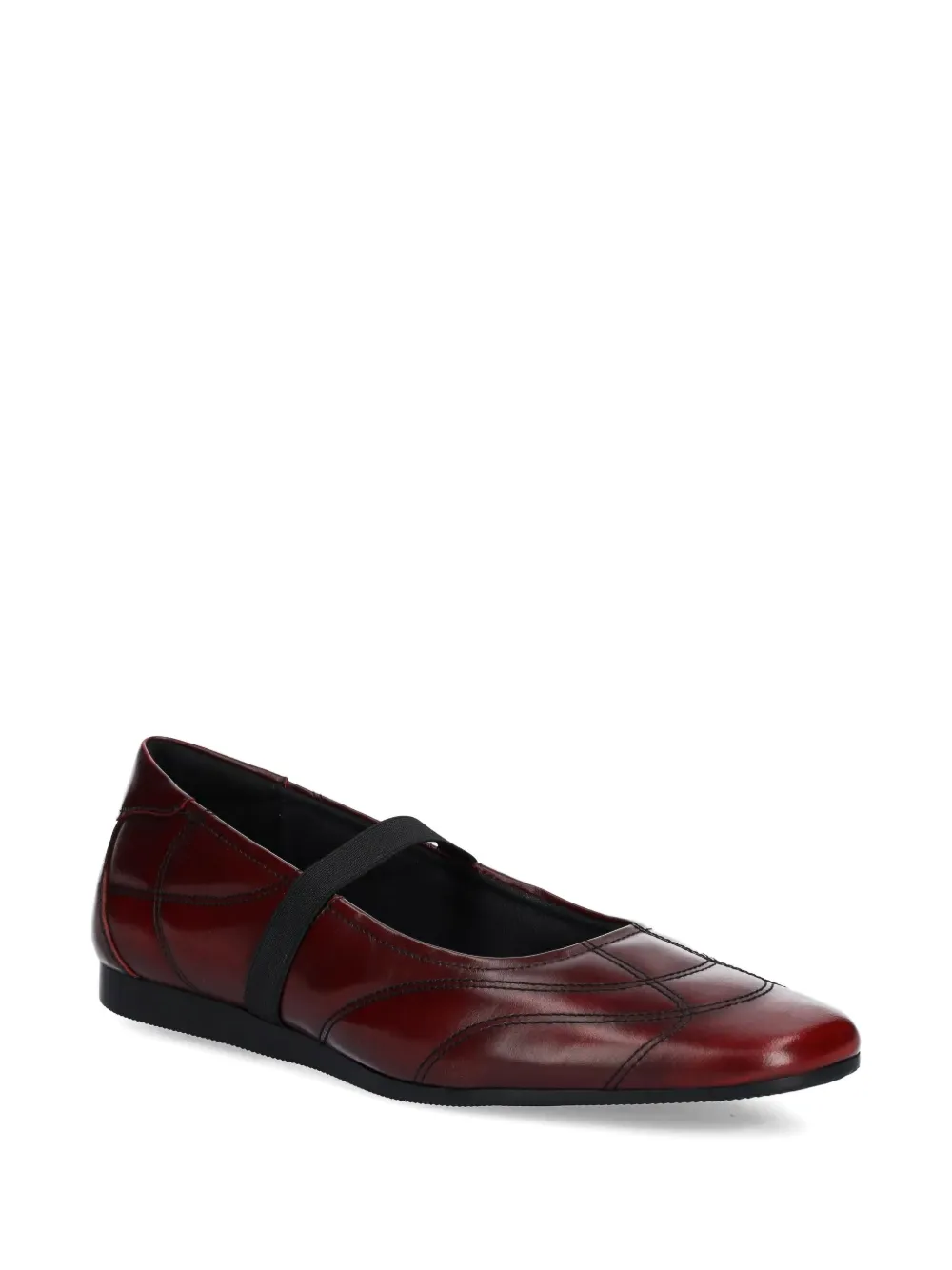 VAGABOND Hillary gewatteerde ballerina's met elastische band Rood