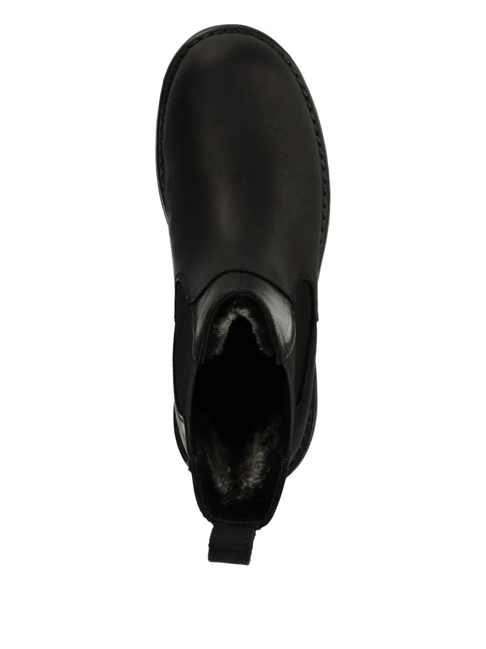 Vagabond Cosmo 2.0 Elastic-panel Platform Boots In Black
