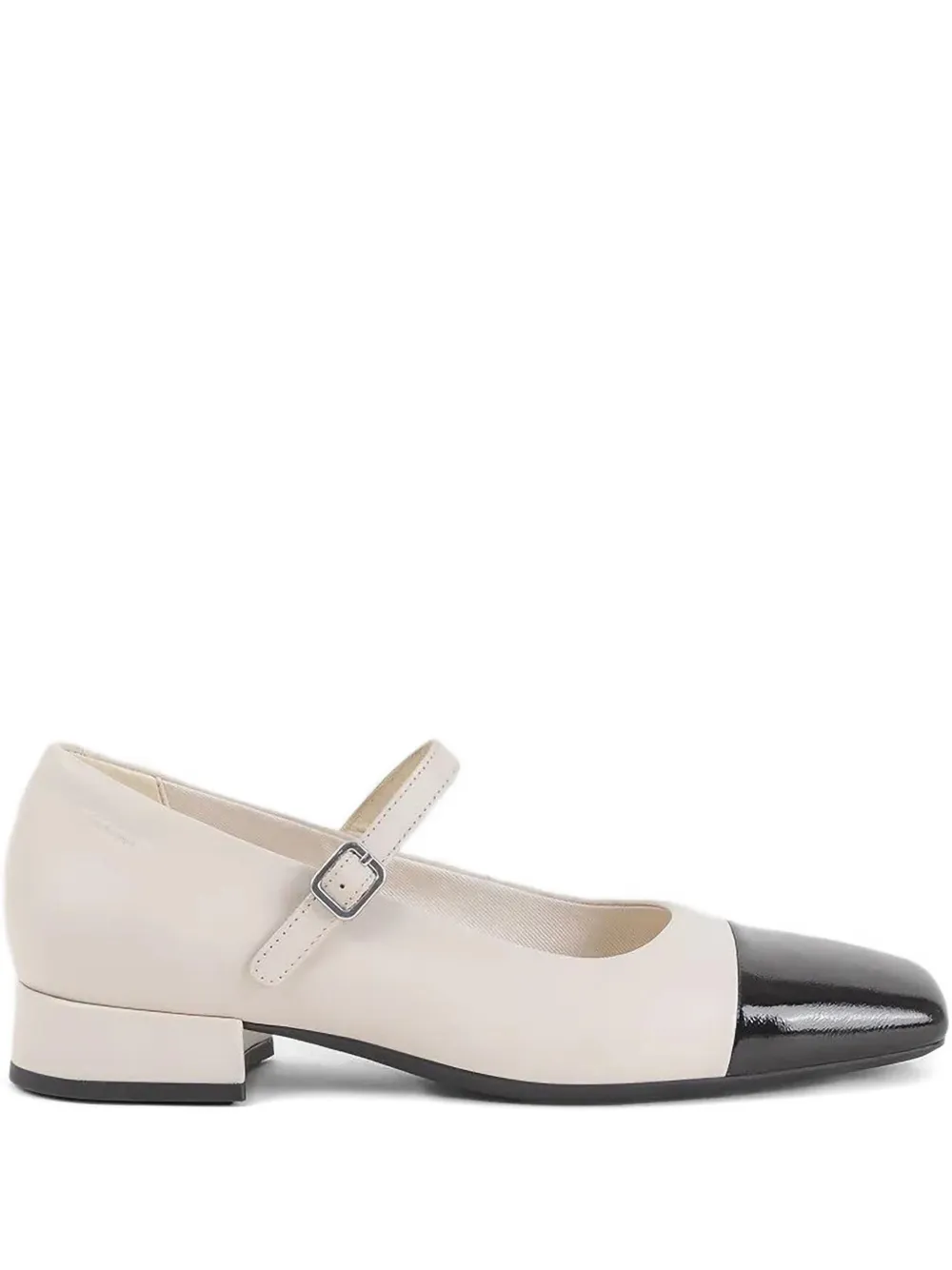 VAGABOND 25mm Debbi buckle-strap cap-toe pumps Neutrals