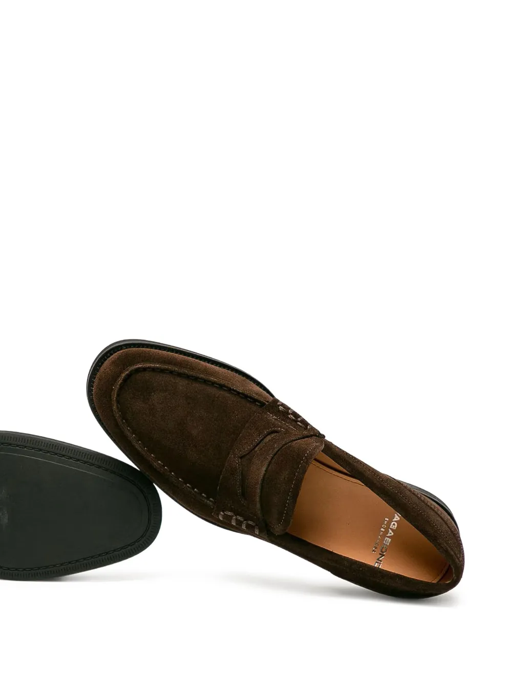 VAGABOND Mario suede loafers Brown