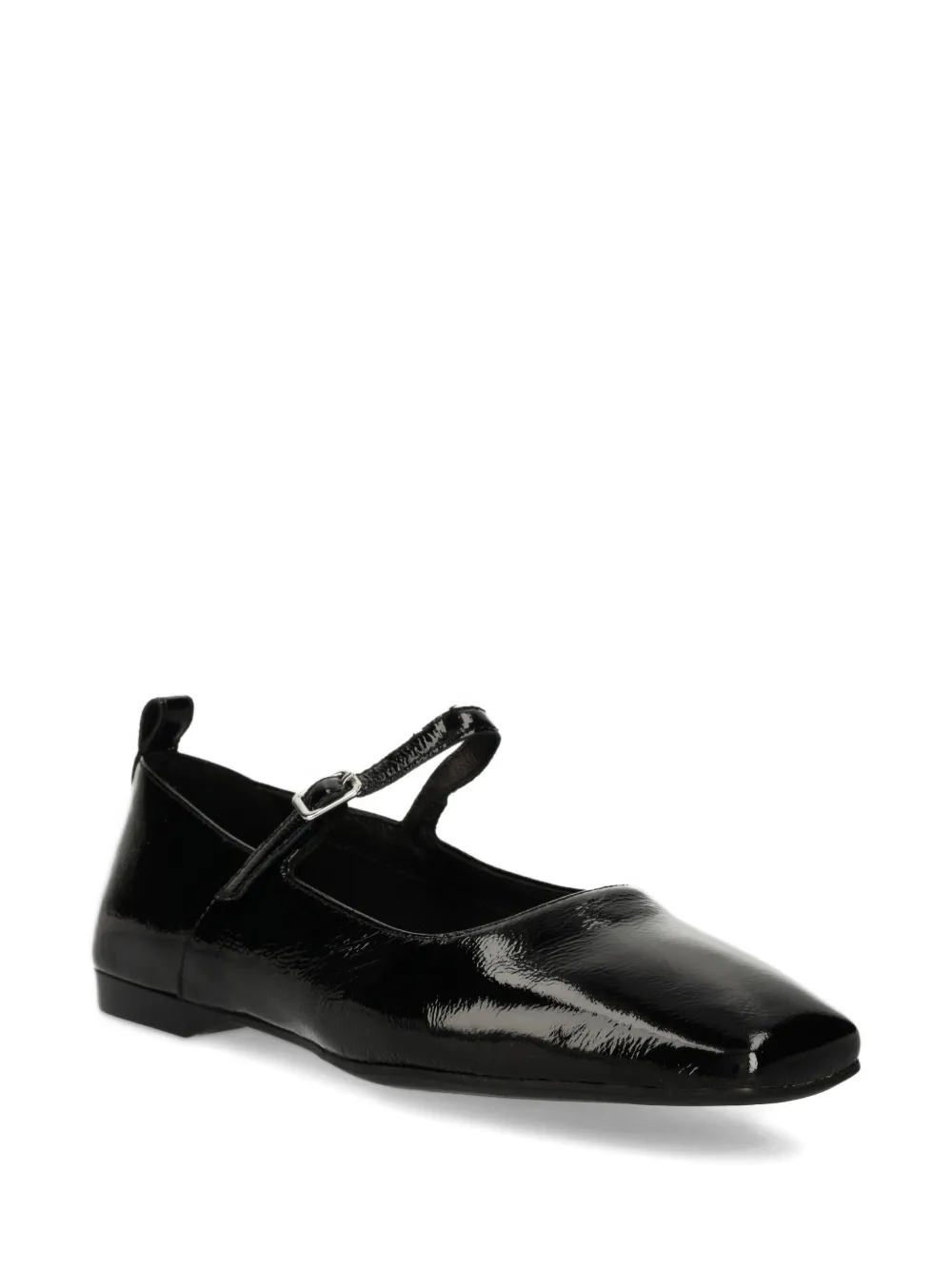 VAGABOND Delia lakleren ballerina's met gesp Zwart