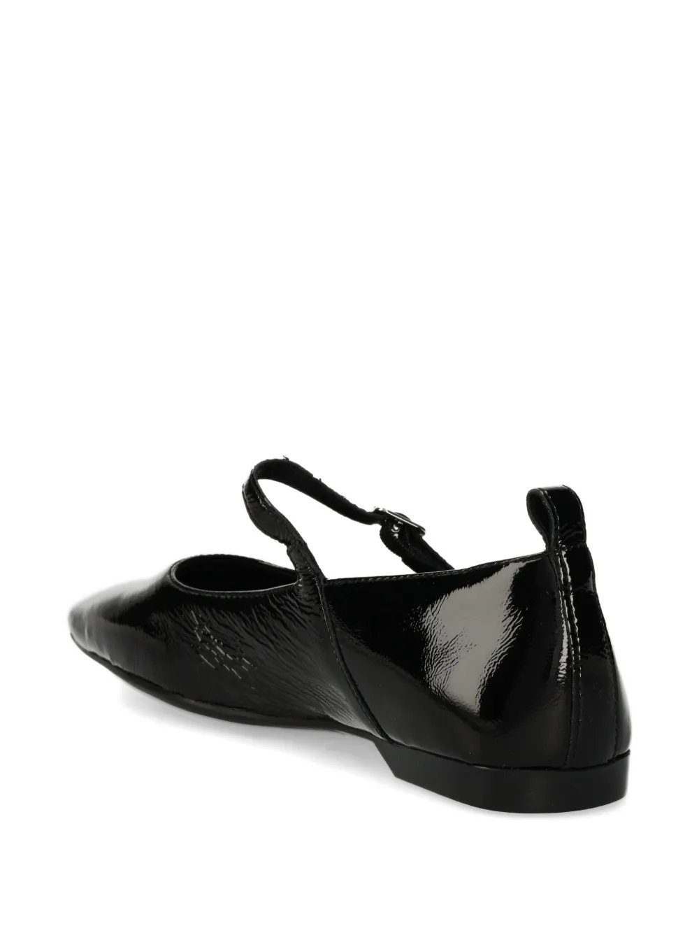 VAGABOND Delia lakleren ballerina's met gesp Zwart