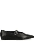 VAGABOND Wioletta buckle-strap pointed ballet flats - Black