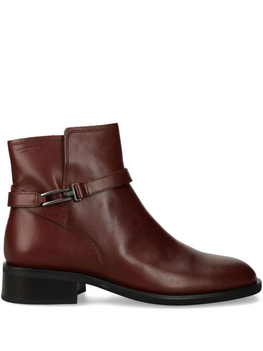 VAGABOND Sheila buckle-fastening leather boots Brown