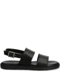 VAGABOND leather flat sandals - Black