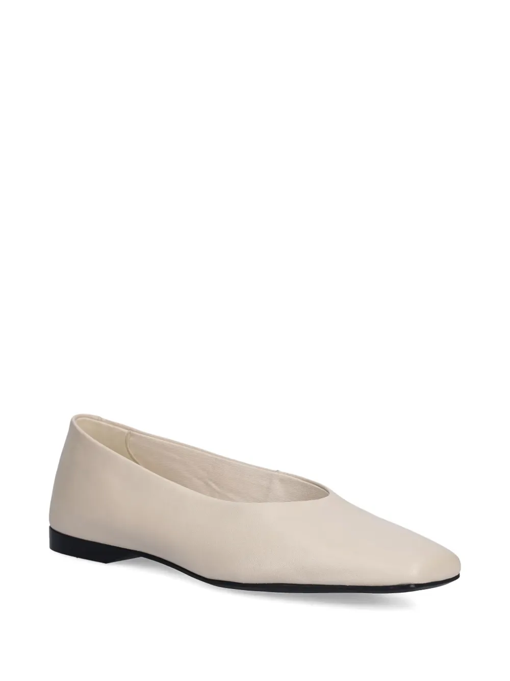 VAGABOND Ballerina's met vierkante neus Wit