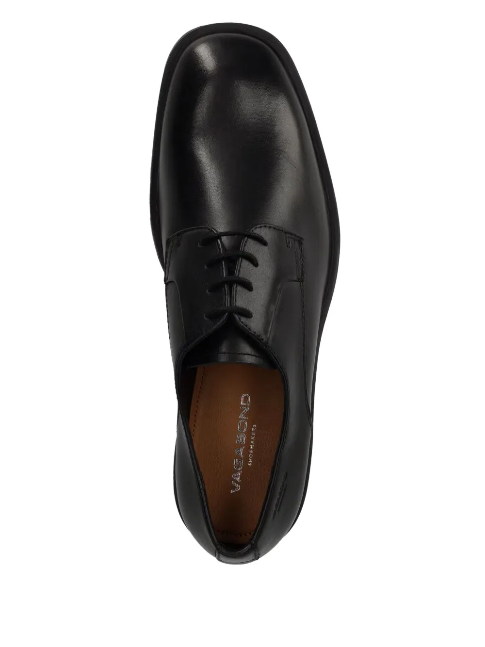 VAGABOND leather derby shoes Black