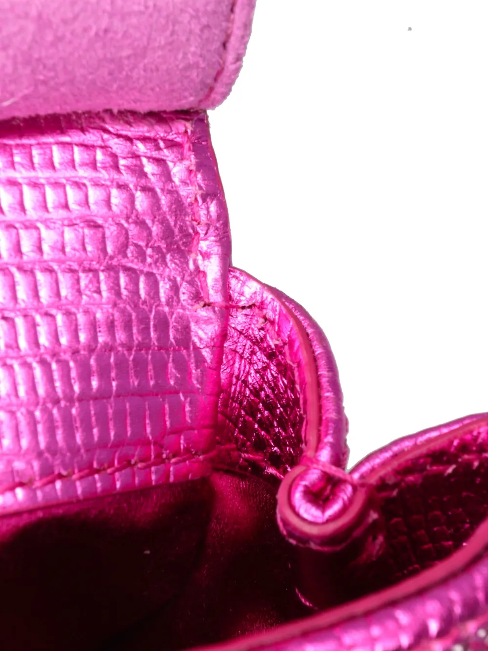 Dolce & Gabbana Pre-Owned Borsa a tracolla Sicily mini in raso con cristalli 2000-2024 | Image 7
