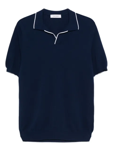Gran Sasso short-sleeve polo-collar t-shirt