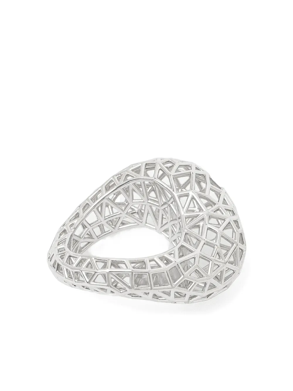 Tom Wood geometric ring - Zilver