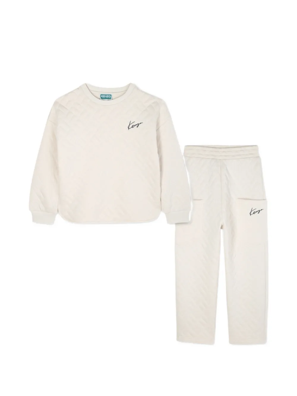 Kenzo Kids sweatshirt trousers set - Toni neutri