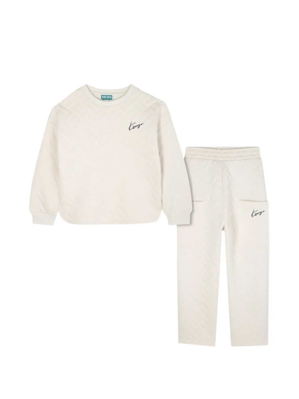 Kenzo Kids sweatshirt trousers set - Toni neutri