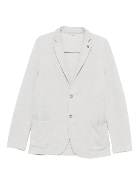 Gran Sasso linen-cotton jacket