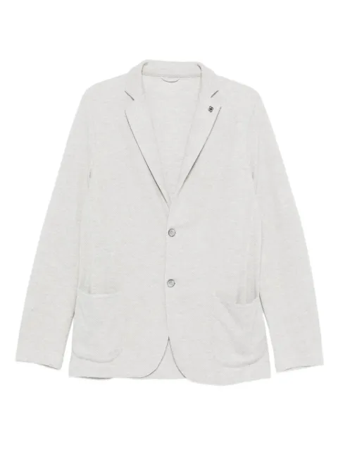 Gran Sasso linen-cotton jacket