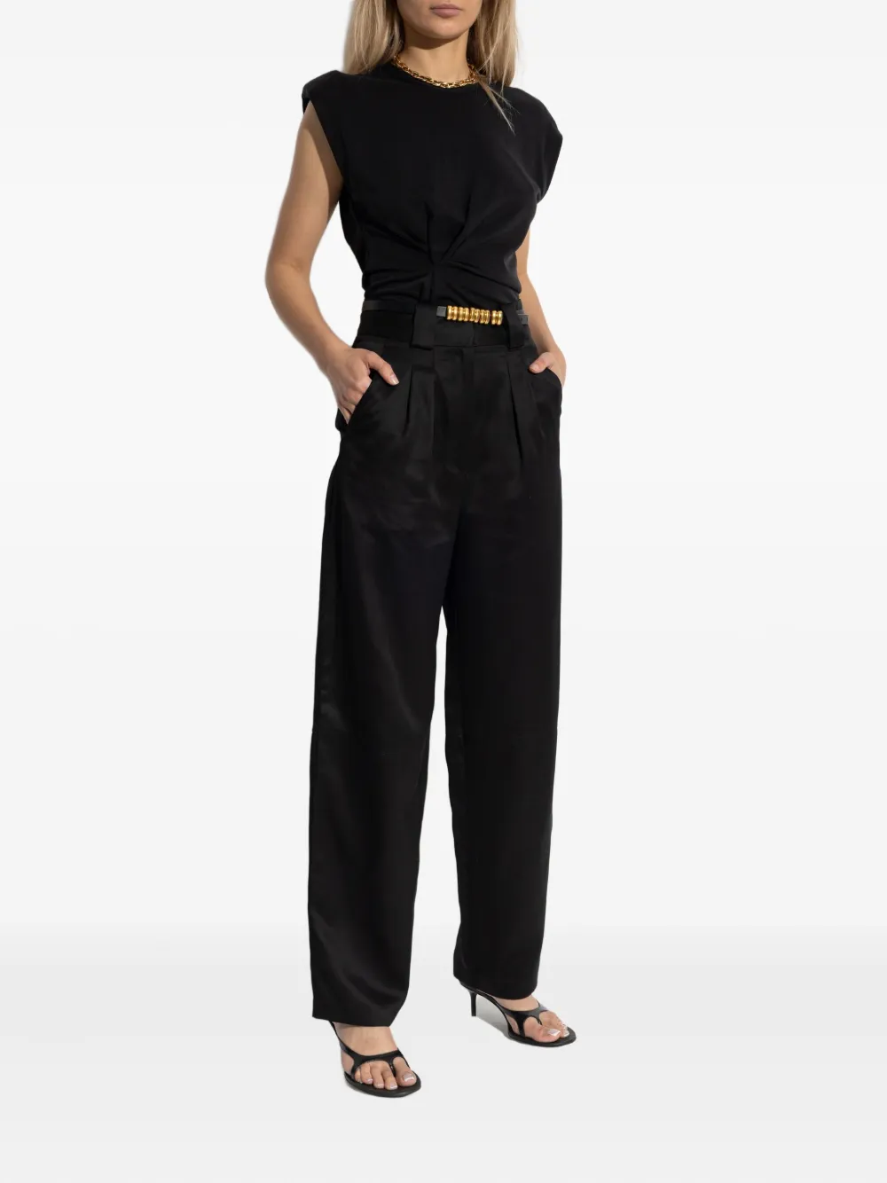 IRO twisted-detail cap-sleeve top | T-Shirts & Jersey Shirts | Image 2