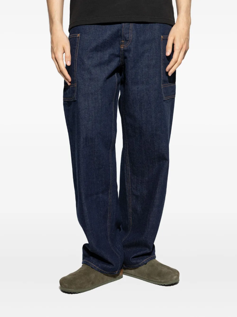 Kenzo Jeans met opgestikte zak Blauw