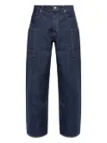 Kenzo patch-pocket jeans - Blue