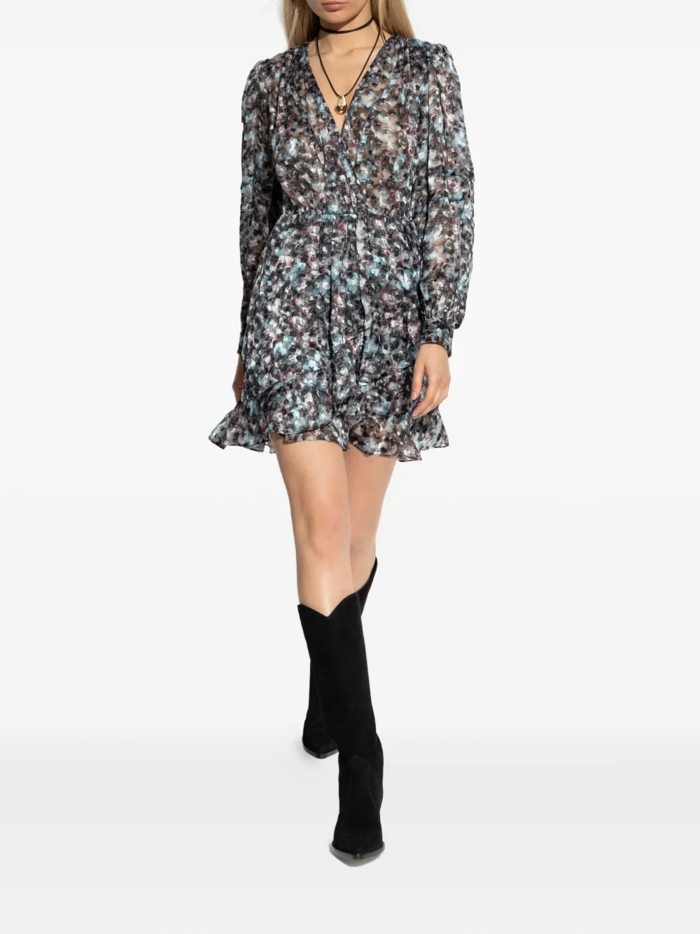 IRO Risli mini dress Zwart