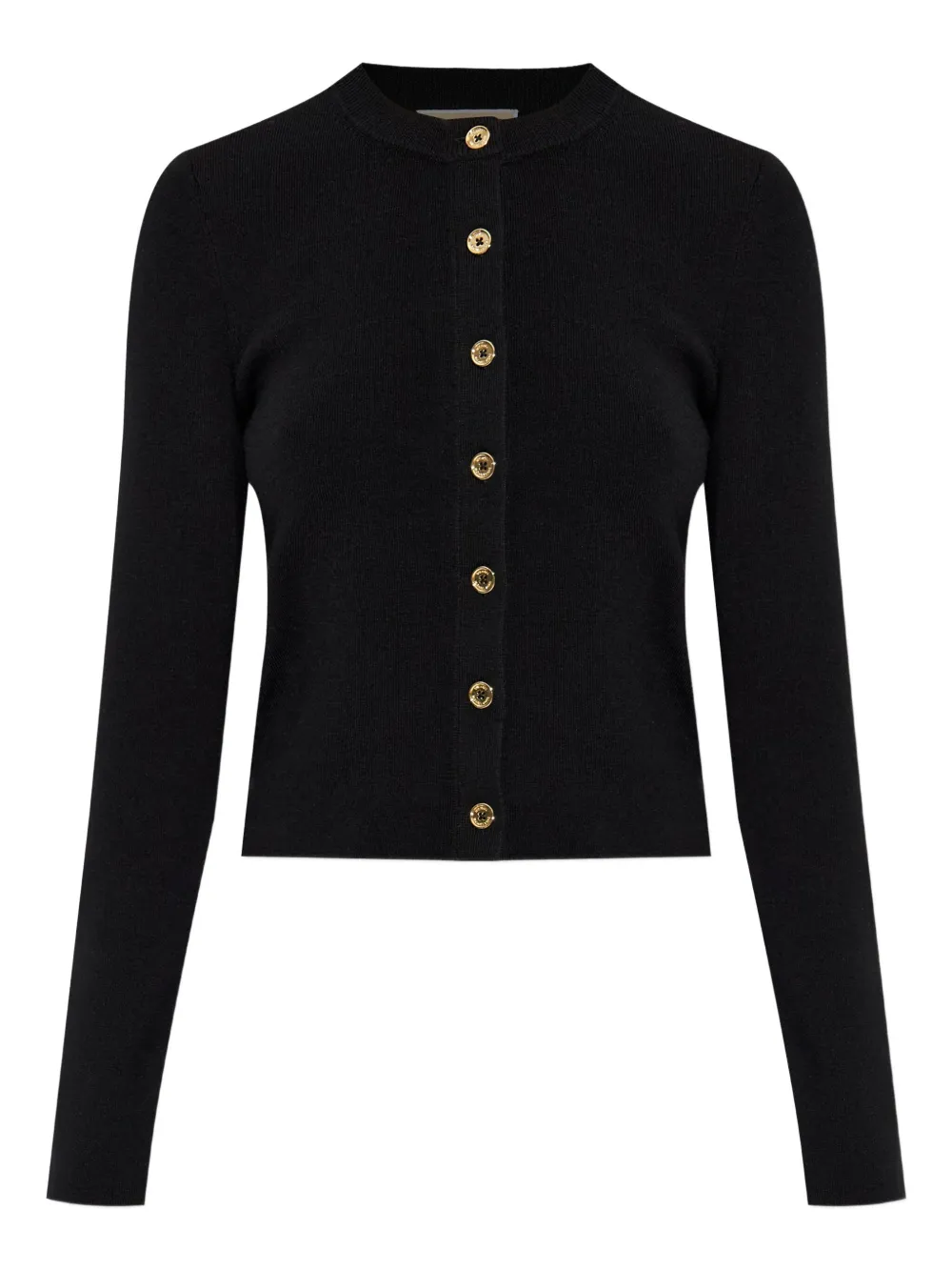 Michael Michael Kors ribbed gold-button cardigan | negro | Image 1