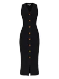 Michael Michael Kors V-neck ribbed dress - Black