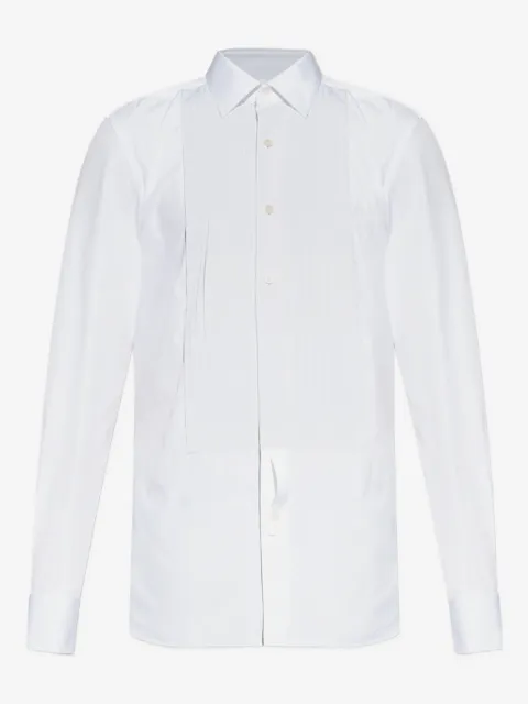 TOM FORD pleated-front shirt