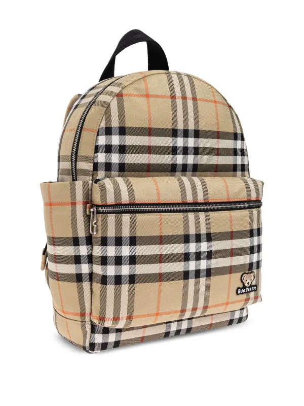 バッグ Vintage Burberry Check Wool Big Backpack Vintage Burberry Check Wool Big Backpack Women Bag Original