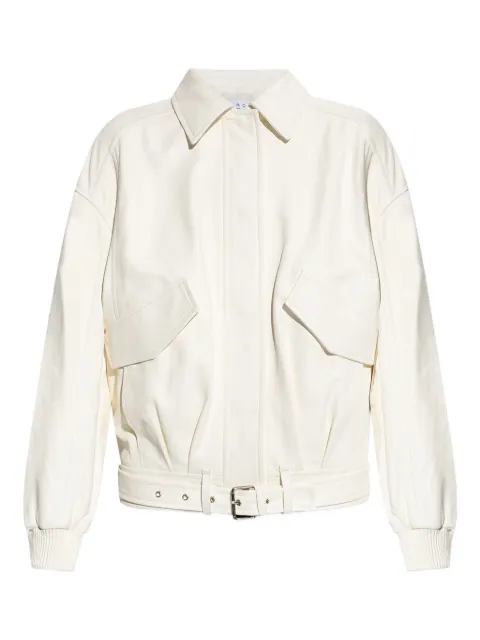 IRO Manka belted leather jacket