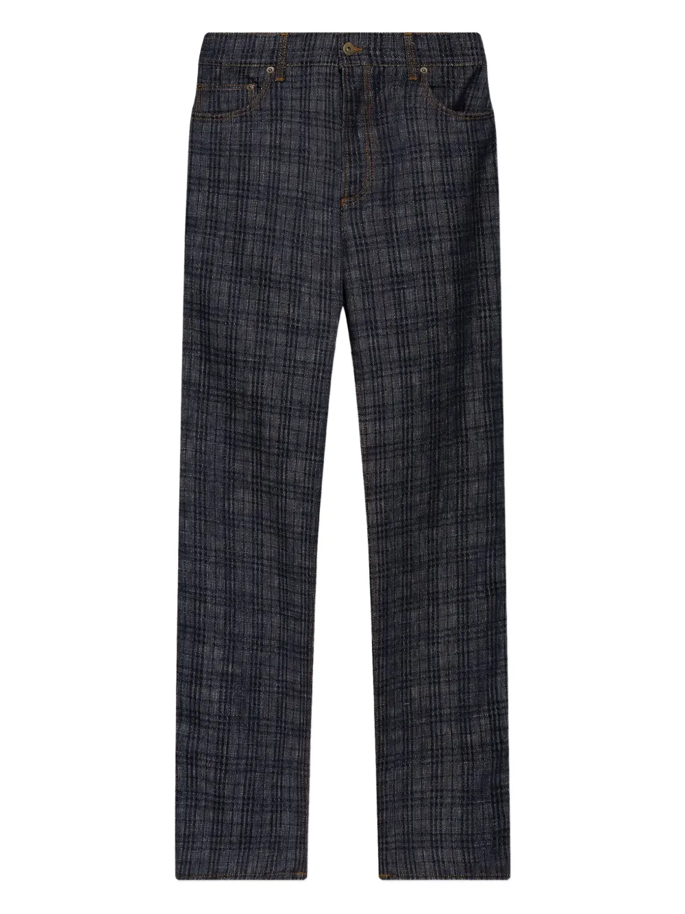 Burberry checked jeans Blauw