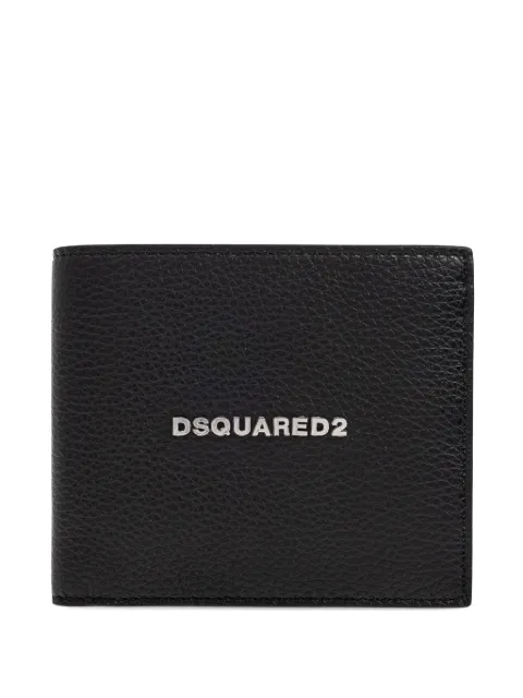 DSQUARED2 logo-plaque leather wallet