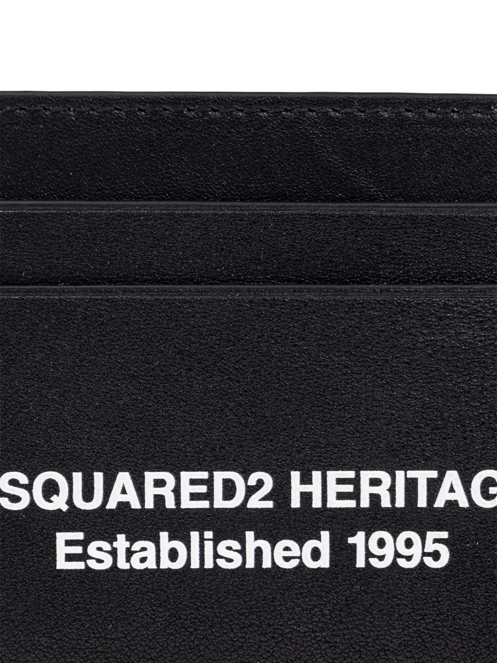 DSQUARED2 Leren pasjeshouder Zwart