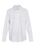 Kenzo geometric-pattern shirt - White