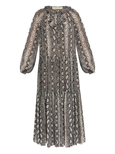Michael Michael Kors snakeskin-print midi dress