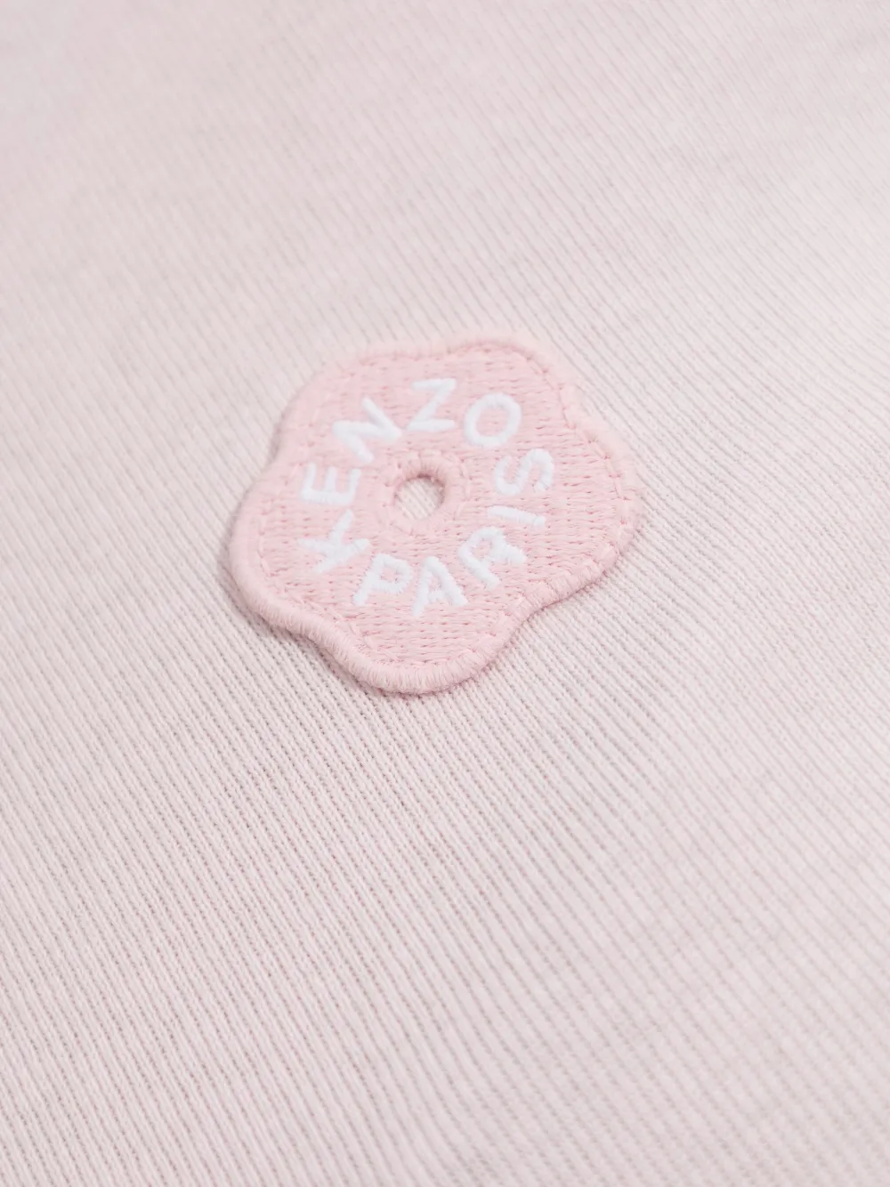 Kenzo Gots Boke Flower 2.0 ribbed top Roze