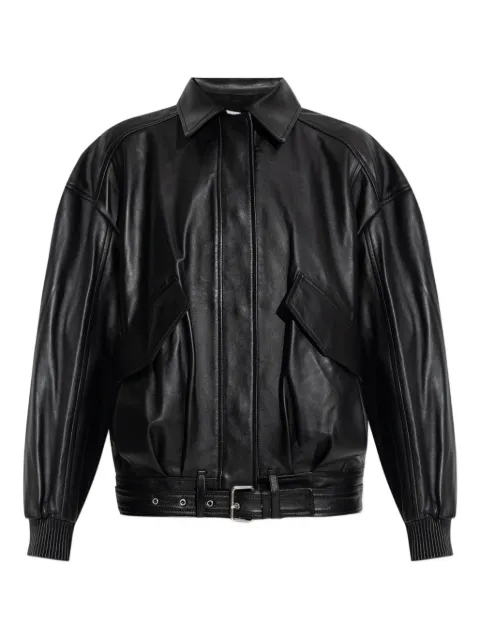 IRO belted leather jacket