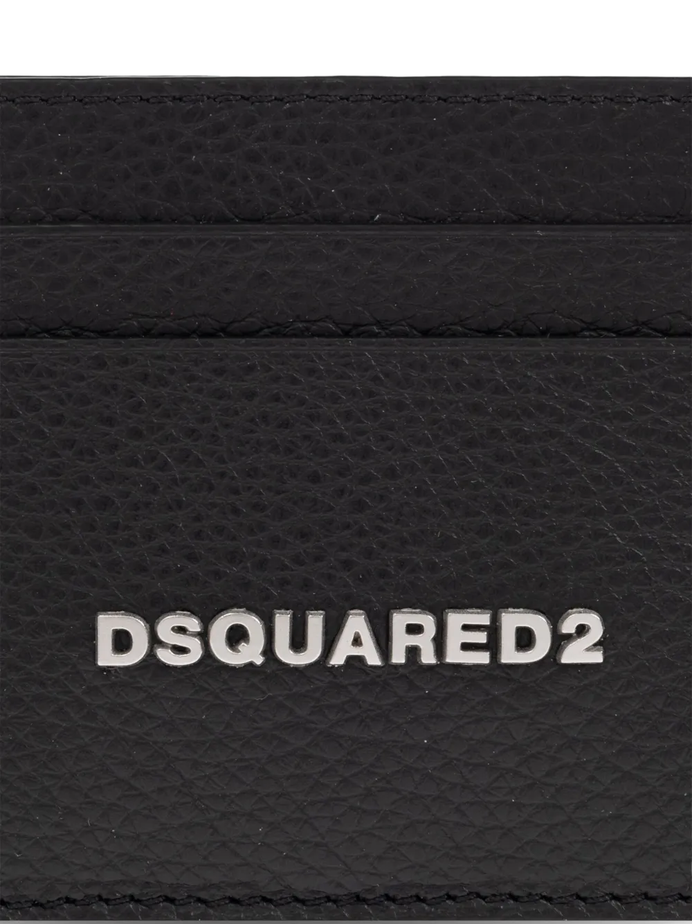 DSQUARED2 Leren pasjeshouder Zwart