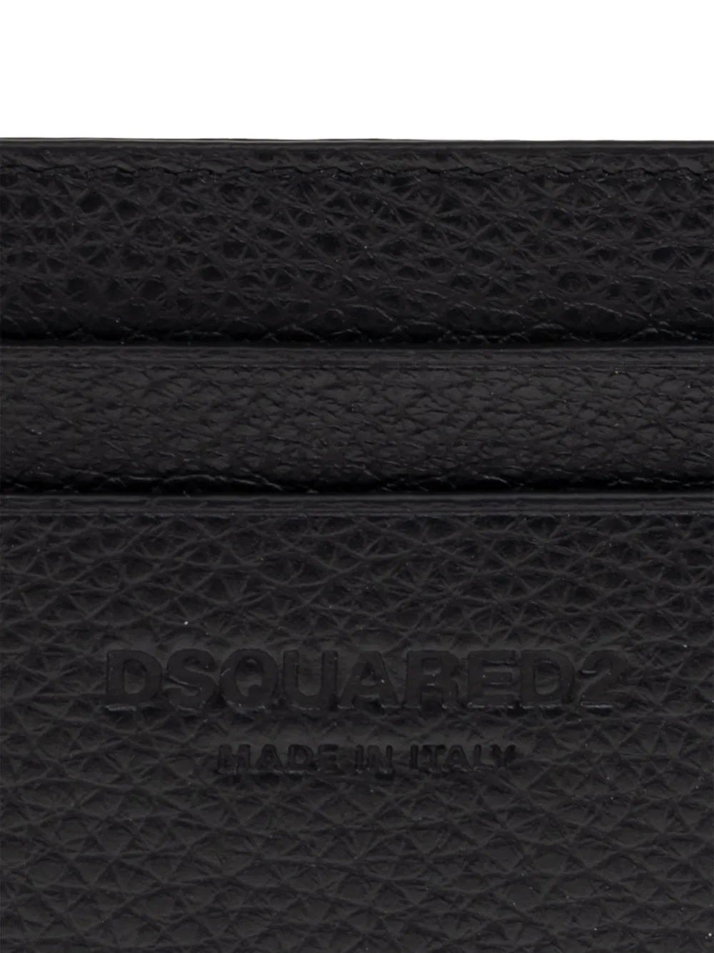 DSQUARED2 Leren pasjeshouder Zwart
