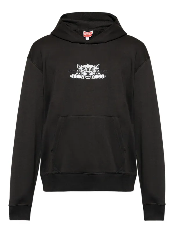 Kenzo ロゴ パーカー | ブラック | FARFETCH JP