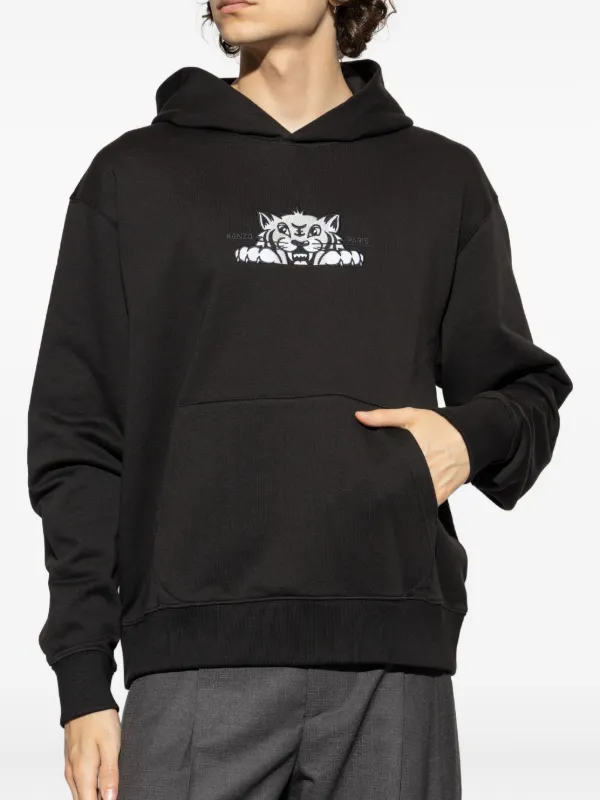 Kenzo ロゴ パーカー | ブラック | FARFETCH JP