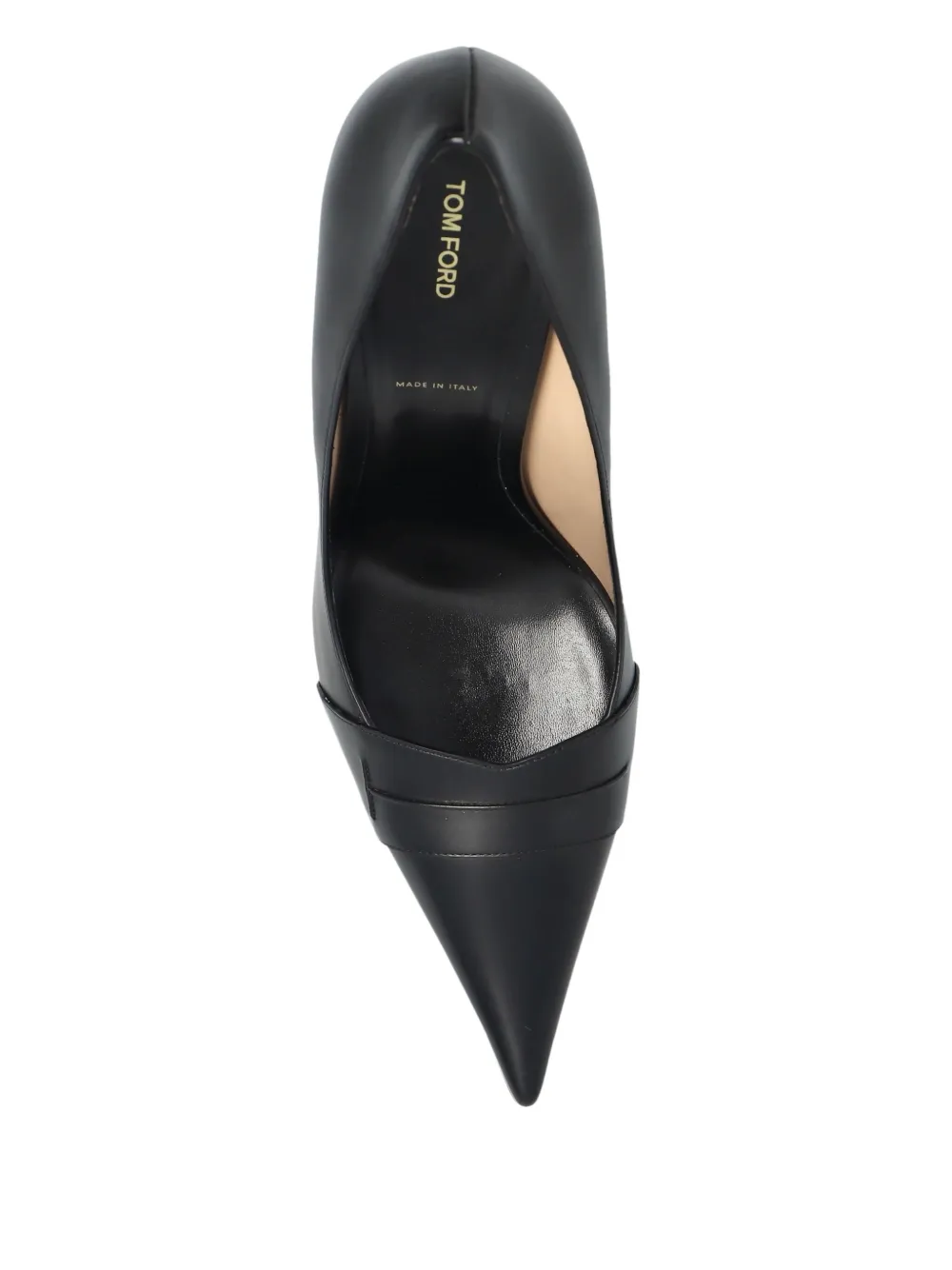 TOM FORD 110mm Eva pointed-toe leather pumps Black