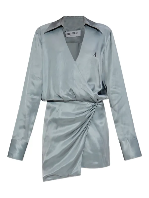 the attico satin mini dress THE ATTICO
