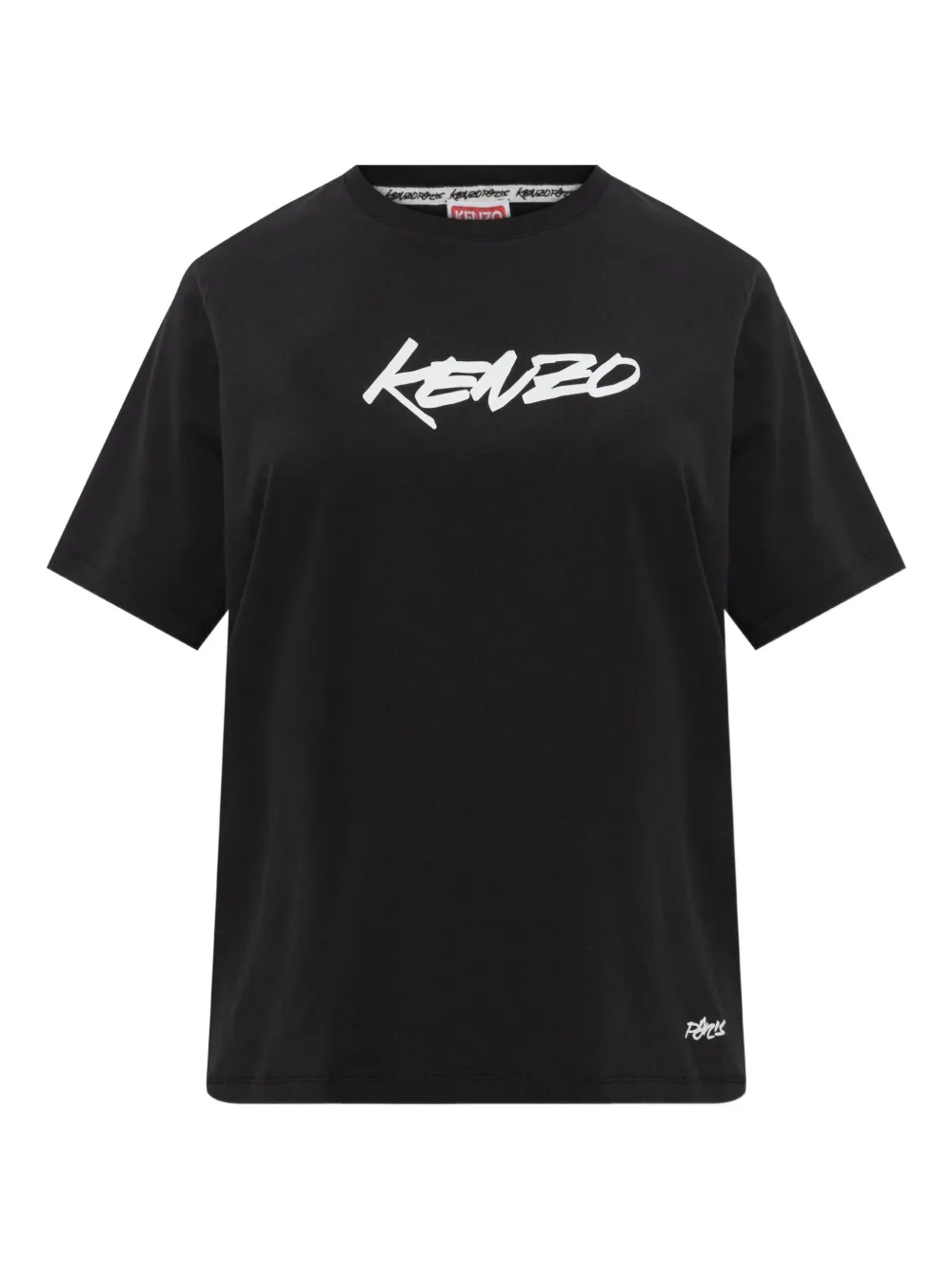 Kenzo logo-print T-shirt Zwart