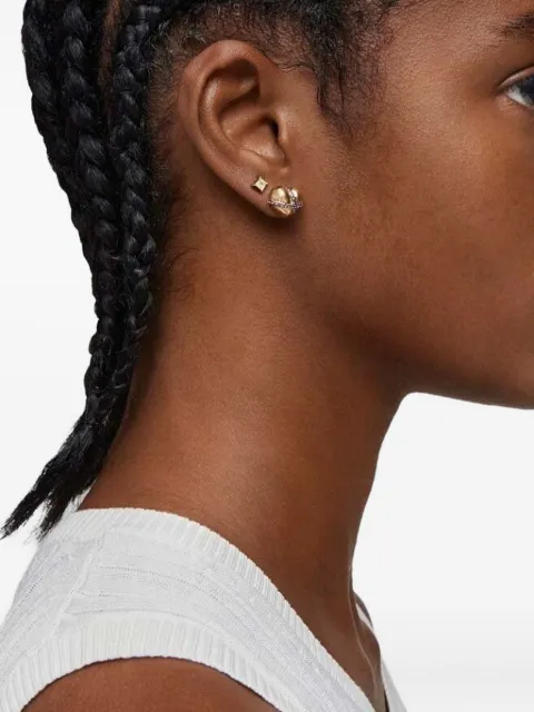 TOUS heart-shaped gold earrings